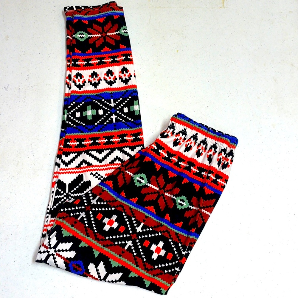J & K Snowflake Leggings